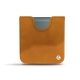 Samsung Galaxy Z Flip3 leather pouch - Or Maïa ( Pantone 871C ) 