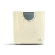 Pochette cuir Samsung Galaxy Z Flip3 - Crocodile milk