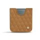 Samsung Galaxy Z Flip3 leather pouch - Castan esparciate - Couture
