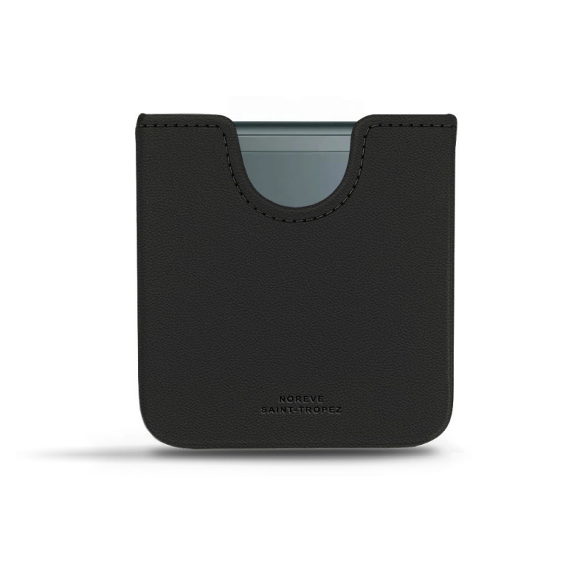 Samsung Galaxy Z Flip3 leather pouch - Noir PU