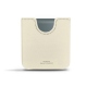 Pochette cuir Samsung Galaxy Z Flip3 - Blanc PU