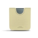 Funda de piel Samsung Galaxy Z Flip3 - Beige PU