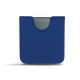 Samsung Galaxy Z Flip3 leather pouch - Bleu Océan PU