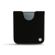 Samsung Galaxy Z Flip3 leather pouch - Noir Veggie