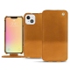 硬质真皮保护套 Apple iPhone 13 mini - Or Maïa ( Pantone 871C ) 