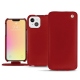 Apple iPhone 13 mini leather case - Rouge ( Nappa - Pantone 199C ) 
