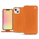 Apple iPhone 13 mini leather case - Orange ( Nappa - Pantone 1495U ) 
