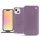 Housse cuir Apple iPhone 13 mini - Lilas ( Nappa - Pantone 2645U ) 