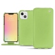 Housse cuir Apple iPhone 13 mini - Vert olive ( Nappa - Pantone 578U ) 