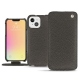 Housse cuir Apple iPhone 13 mini - Anthracite ( Pantone 424C ) 