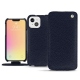Housse cuir Apple iPhone 13 mini - Cobalt ( Pantone 141B4D )