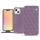 Capa em pele Apple iPhone 13 mini - Lilas - Couture ( Nappa - Pantone 2645U ) 