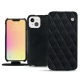 Lederschutzhülle Apple iPhone 13 mini - Dark vintage - Couture