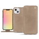 Funda de piel Apple iPhone 13 mini - Taupe vintage ( Pantone 7530C ) 