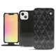 Apple iPhone 13 mini leather case - Onyx - Couture