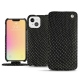 硬质真皮保护套 Apple iPhone 13 mini - Serpent nero