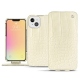 Lederschutzhülle Apple iPhone 13 mini - Crocodile milk