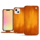 硬质真皮保护套 Apple iPhone 13 mini - Orange Patine