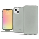 Custodia in pelle Apple iPhone 13 mini - Gris PU
