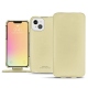 硬质真皮保护套 Apple iPhone 13 mini - Beige PU