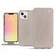 Funda de piel Apple iPhone 13 mini - Taupe innocent