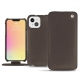 Apple iPhone 13 mini leather case - Gris Veggie