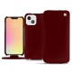 硬质真皮保护套 Apple iPhone 13 mini - Rouge Veggie