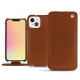 Housse cuir Apple iPhone 13 mini - Marron Veggie