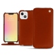 硬质真皮保护套 Apple iPhone 13 mini - Orange Veggie