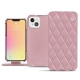 Capa em pele Apple iPhone 13 - Rose - Couture ( Nappa - Pantone 2365C ) 