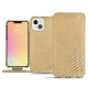 レザーケース Apple iPhone 13 - Serpent sabbia