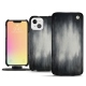 Apple iPhone 13 leather case - Gris Patine