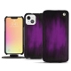 Custodia in pelle Apple iPhone 13 - Violet Patine