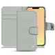 Apple iPhone 13 mini leather case - Gris ( Nappa - Pantone W428C ) 