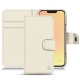 Apple iPhone 13 mini leather case - Blanc (  Nappa - White ) 