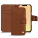 Housse cuir Apple iPhone 13 mini - Marron ( Nappa - Pantone 1615C ) 