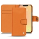 Housse cuir Apple iPhone 13 mini - Orange ( Nappa - Pantone 1495U ) 