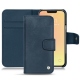 Funda de piel Apple iPhone 13 mini - Jean vintage ( Roughtcut - Pantone 285U  ) 