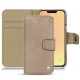Apple iPhone 13 mini leather case - Taupe vintage ( Pantone 7530C ) 
