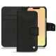 Housse cuir Apple iPhone 13 mini - Ebène ( Sleek P C12 - Black ) 