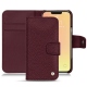Apple iPhone 13 mini leather case - Lie de vin ( Pantone 5115C ) 