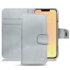 Lederschutzhülle Apple iPhone 13 mini - Platinium ( Pantone 877C ) 