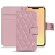 Apple iPhone 13 mini leather case - Rose - Couture ( Nappa - Pantone 2365C ) 