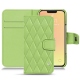 Capa em pele Apple iPhone 13 mini - Vert olive - Couture ( Nappa - Pantone 578U ) 