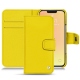 レザーケース Apple iPhone 13 mini - Jaune fluo