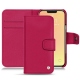 Housse cuir Apple iPhone 13 mini - Rose fluo