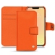 Capa em pele Apple iPhone 13 mini - Orange fluo