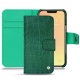 Lederschutzhülle Apple iPhone 13 mini - Crocodile pino