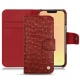 Apple iPhone 13 mini leather case - Autruche ciliegia
