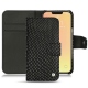 Housse cuir Apple iPhone 13 mini - Serpent nero